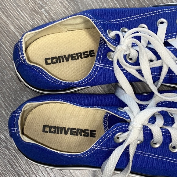 Converse All Star Blue Sneakers Summer Beach Vacation Skater Punk Rock - Picture 10 of 12